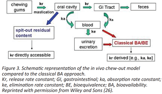 口香糖载药系统的体外表征